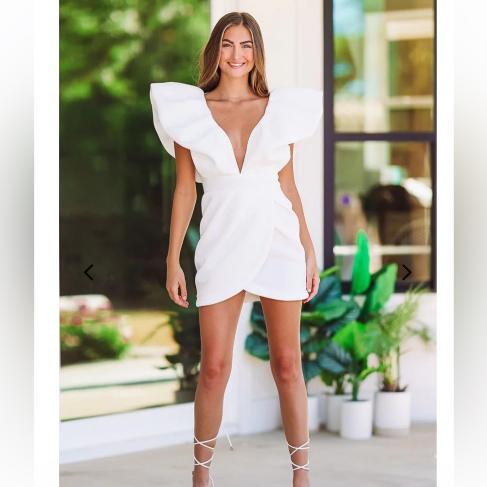 White bridal dress